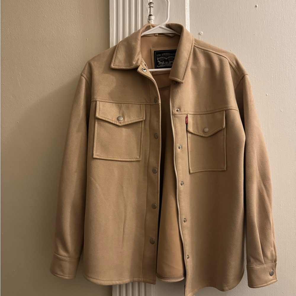 Levi's Tan/pink Suede Jacket